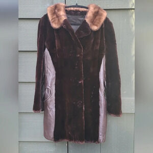 Vintage Fur &  Leather Jacket